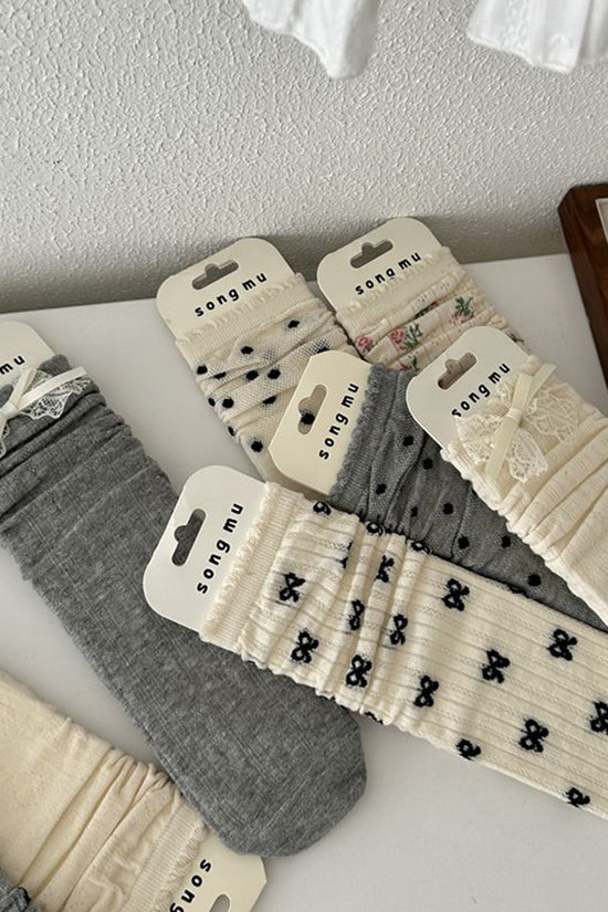 Elegant Plain Hosiery Sock