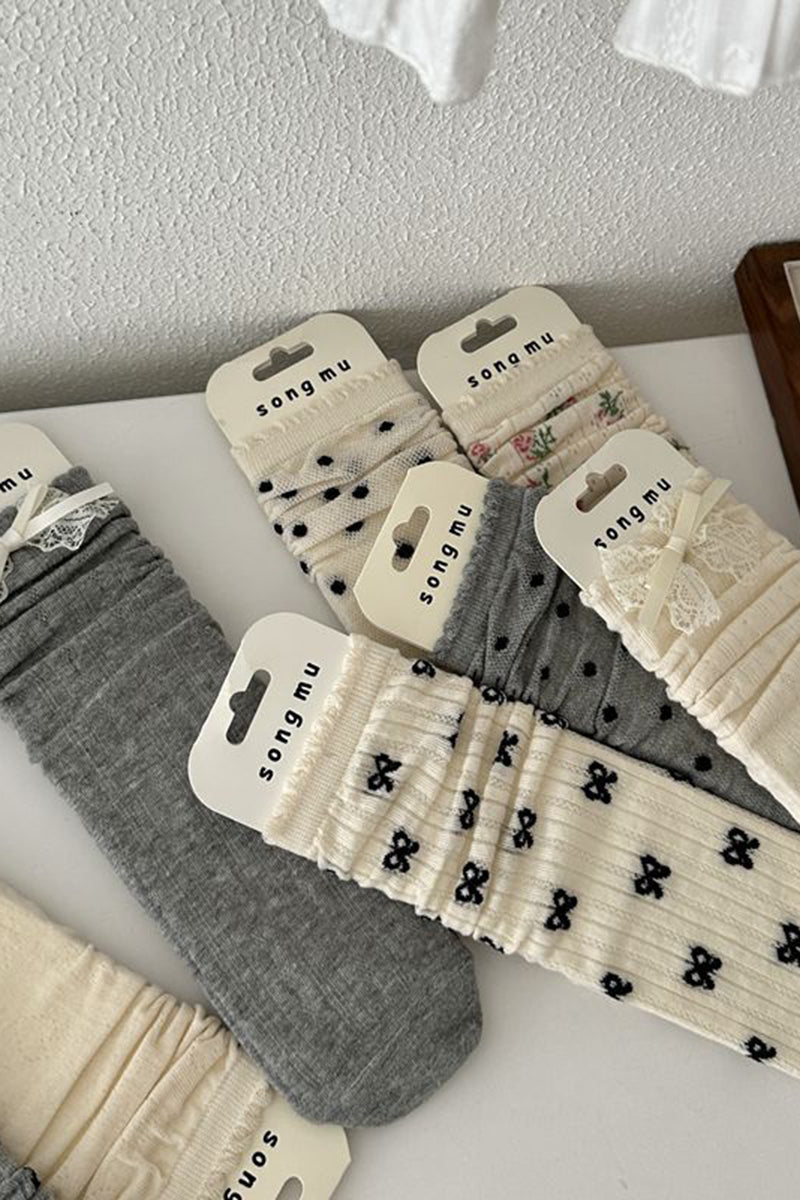 Elegant Plain Hosiery Sock