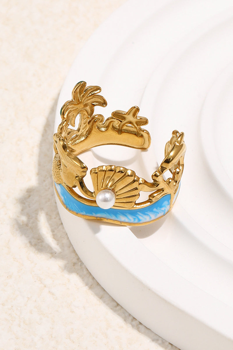 Nautical Charm Stainless Steel Ring