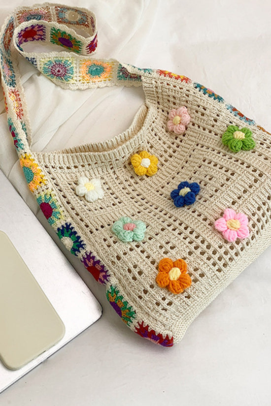 Floral Embellished Shoulder Bag