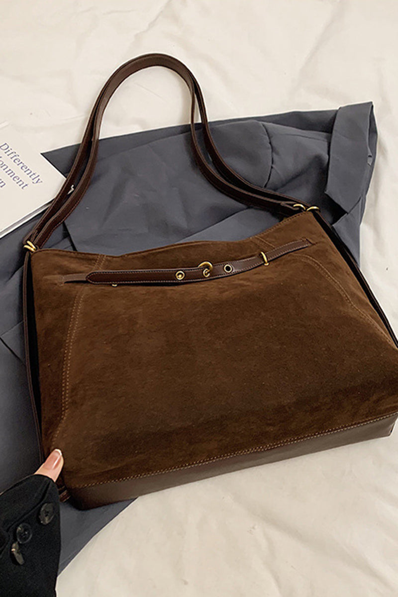 Triangular Leather Handbag