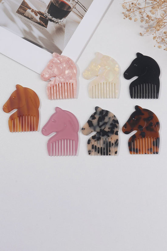 Unique Horse-Shaped Hair Comb