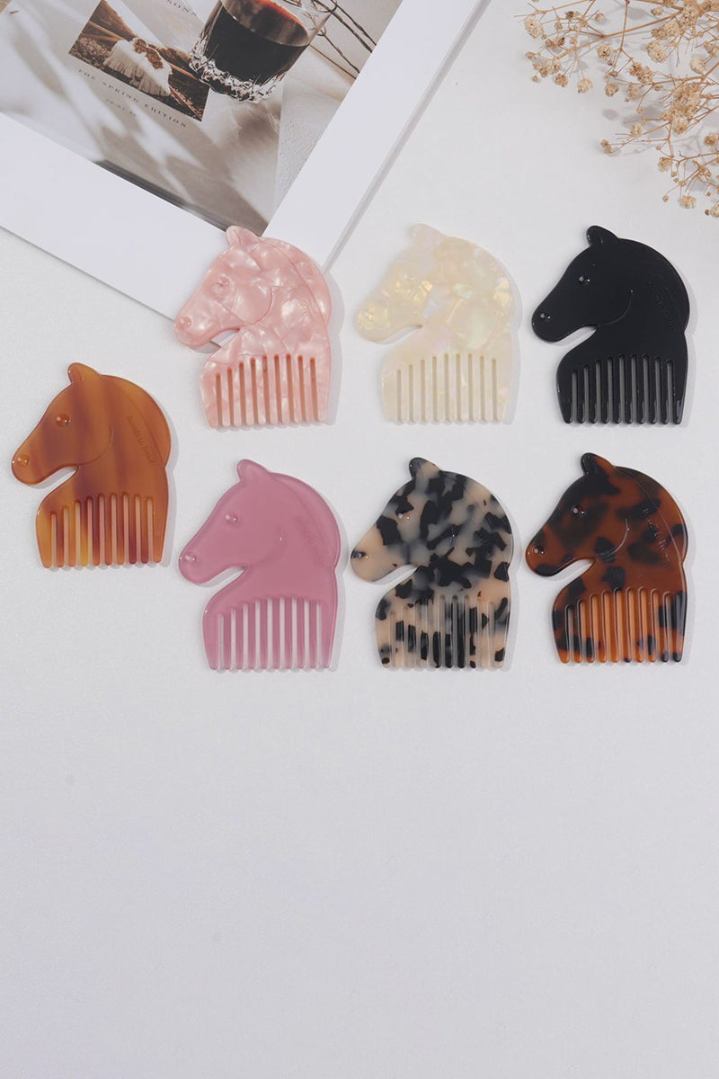 Unique Horse-Shaped Hair Comb