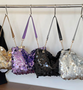 Sparkling Chain Shoulder Bag