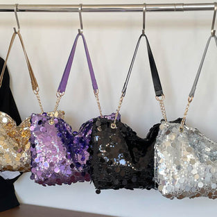 Sparkling Chain Shoulder Bag