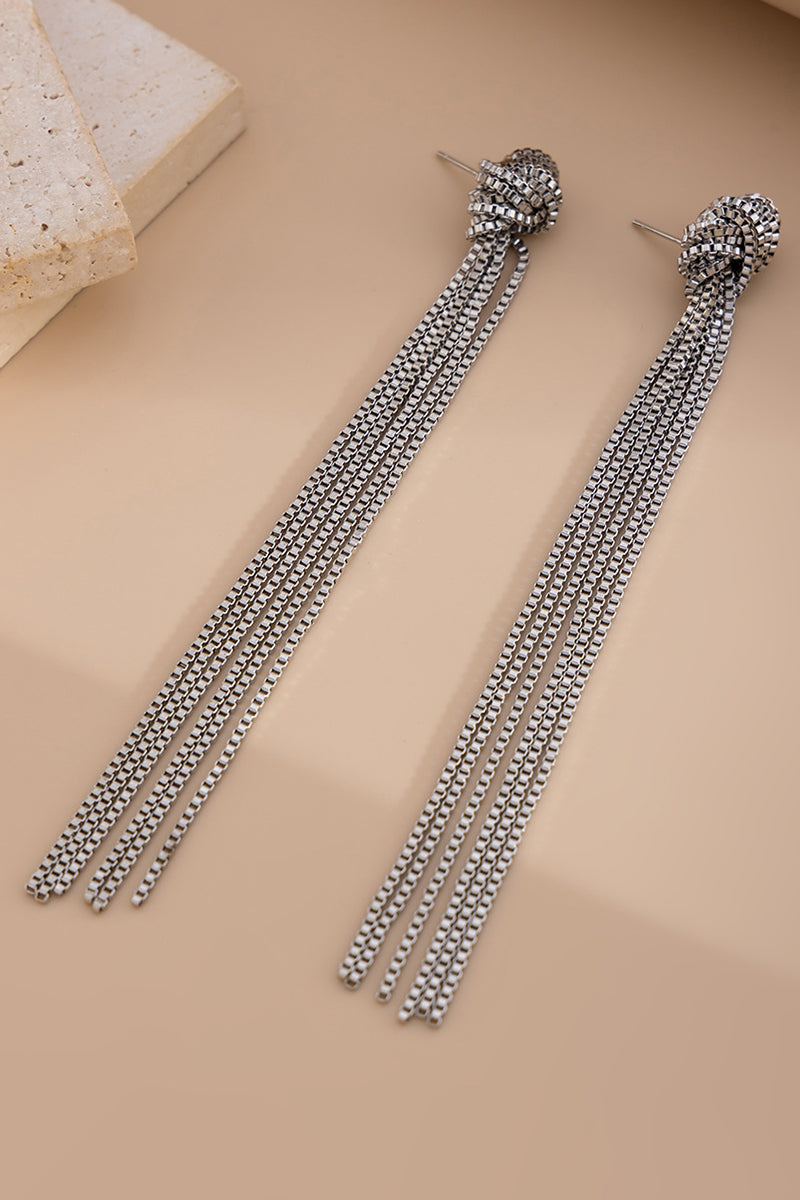 Elegant Tassel Chain Earrings
