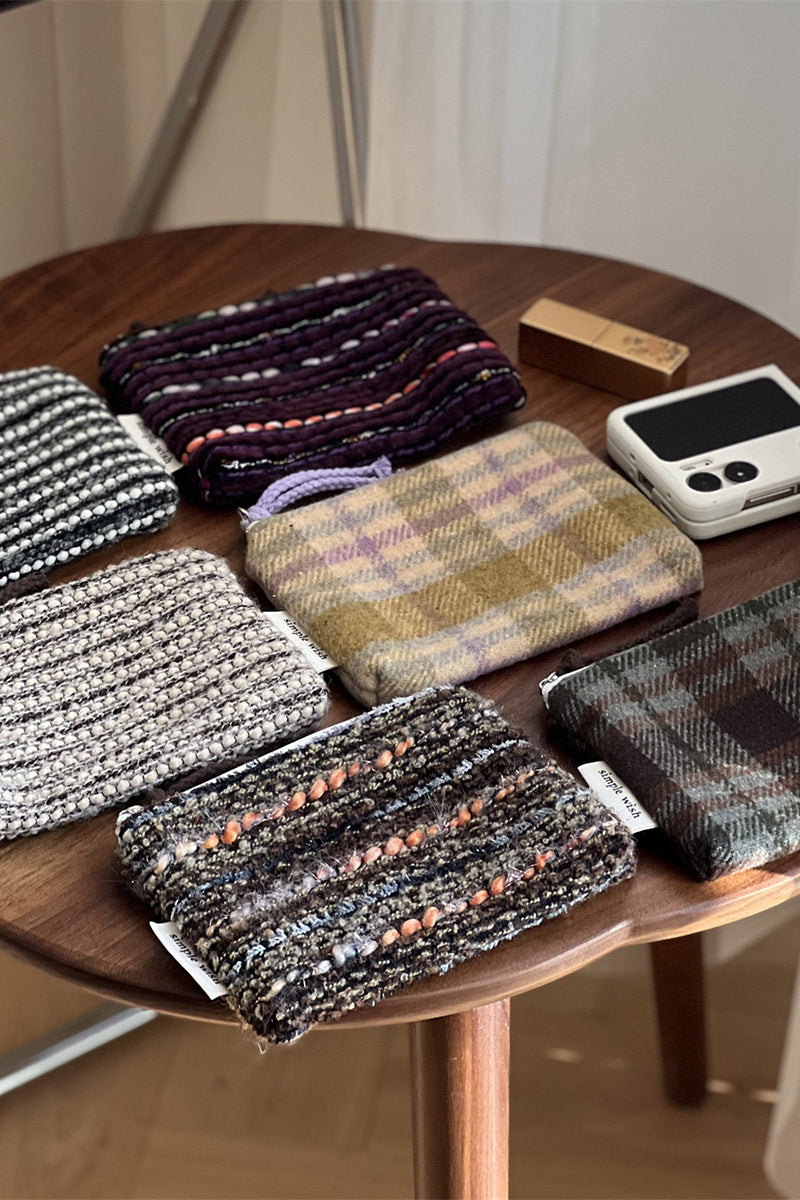 Handwoven Textured Pouch