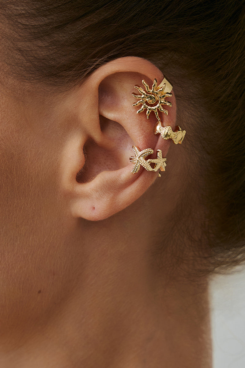 Celestial and Nautical Ear Cuff Set