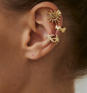 Celestial and Nautical Ear Cuff Set