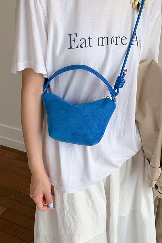 Chic Curved Handle Shoulder Bag