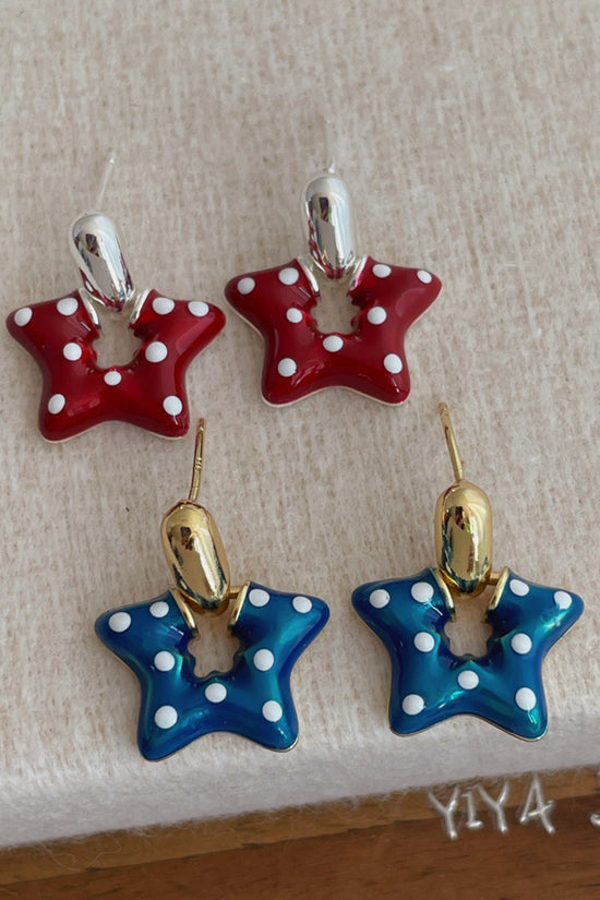 Starry Statement Dangle Earrings