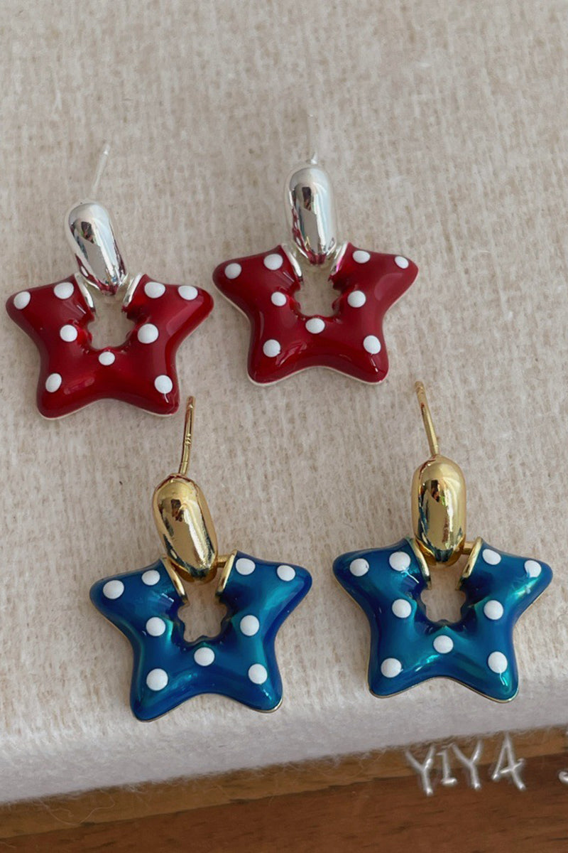 Starry Statement Dangle Earrings