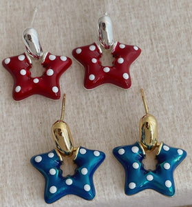 Starry Statement Dangle Earrings