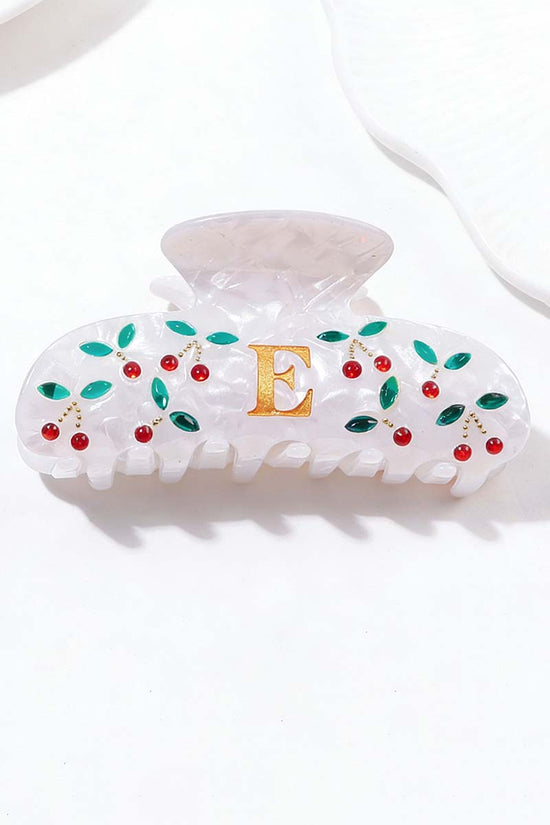 Elegant Monogram Hair Claw