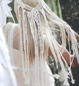 Braided Fringe Statement Necklace