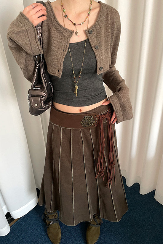 Ornate Lace-Up Waist Belt