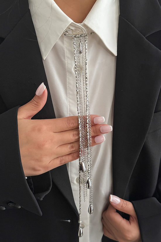 Elegant Chain Drop Collar Accessory