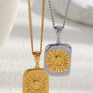 Sunburst Pendant Necklace