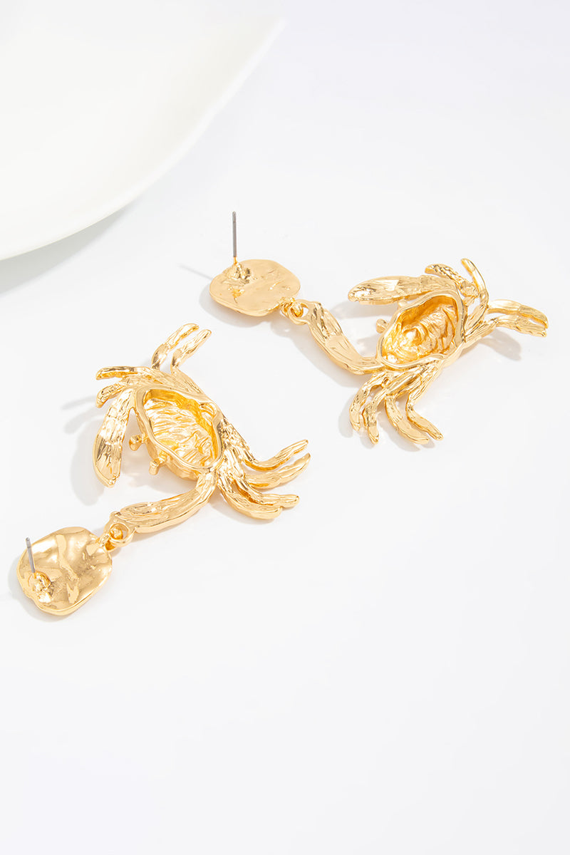 Chic Crab Dangle Earrings