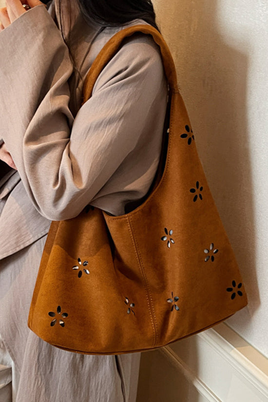 Floral Cutout Tote Bag