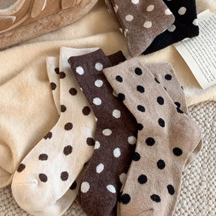 Polka Dot Cozy Socks