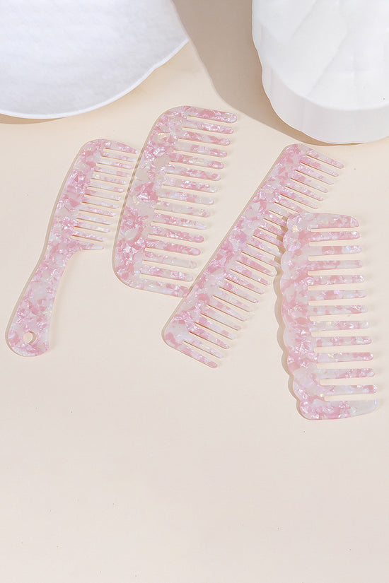Chic Hair Comb with Iridescent Details