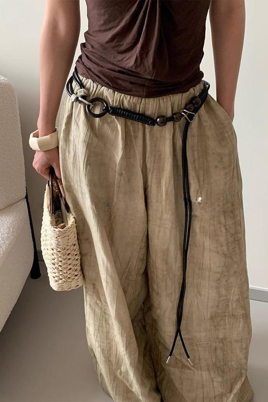 Stylish Belt with Beads and Rings