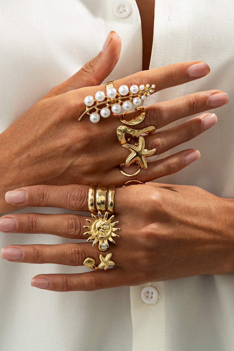 Stylish Statement Rings Set