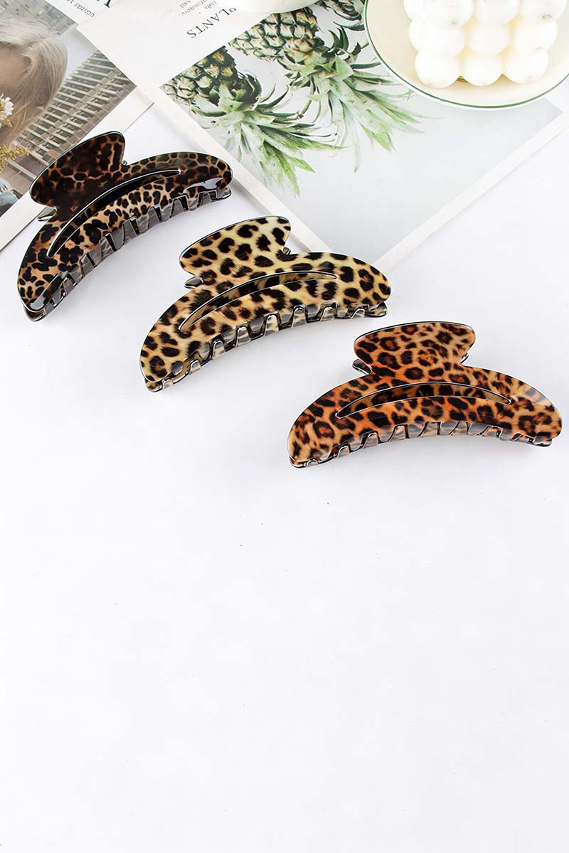 Stylish Leopard Pattern Hair Claw