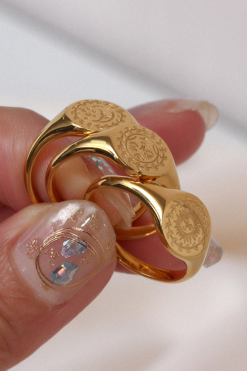 Engraved Signet Ring