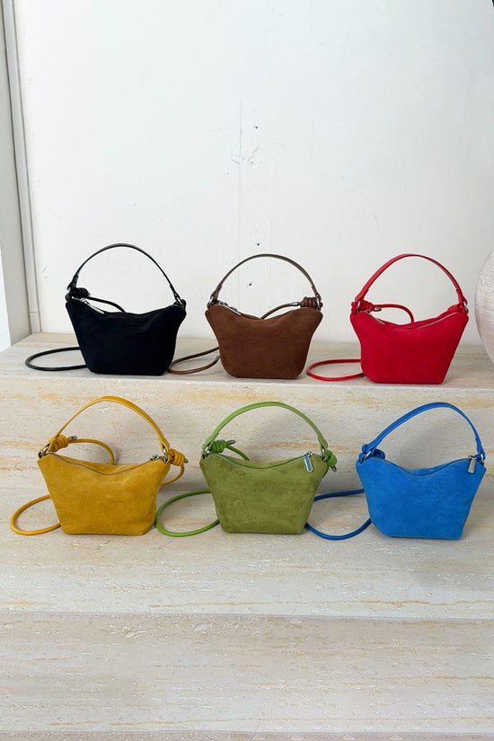 Chic Curved Handle Shoulder Bag