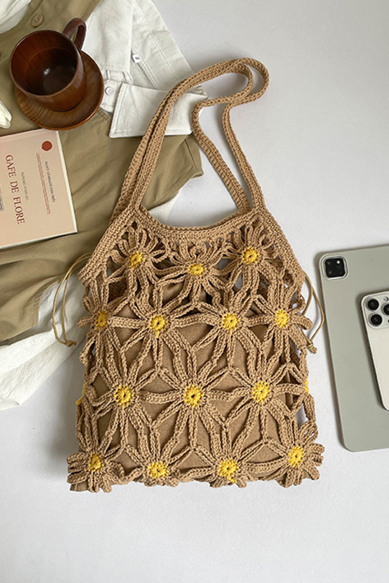 Floral Crochet Handbag