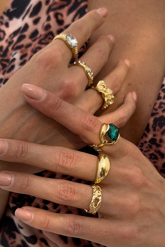 Statement Rings with Unique Gemstone Designs