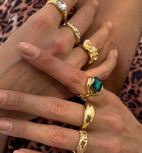 Statement Rings with Unique Gemstone Designs