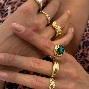 Statement Rings with Unique Gemstone Designs