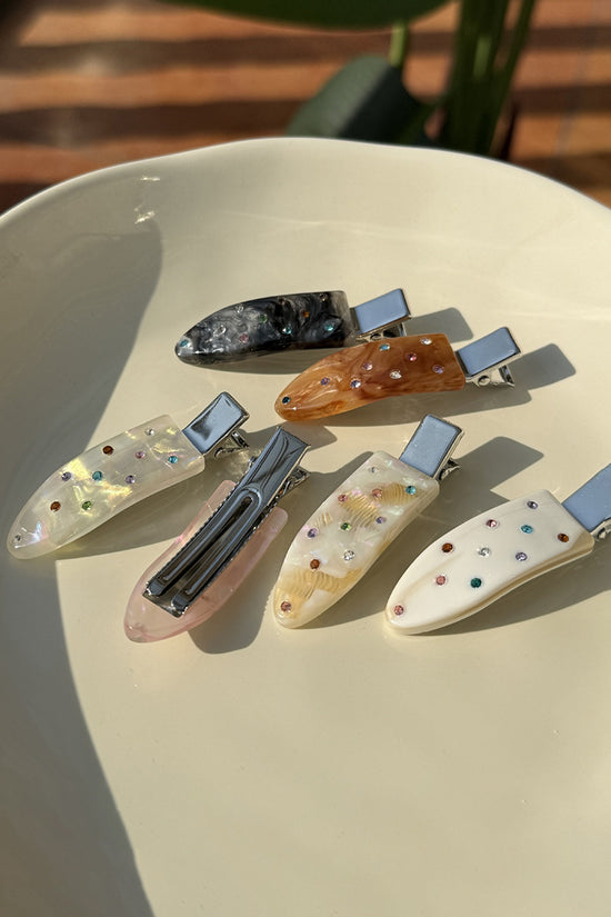 Chic Gem-Studded Hair Clip