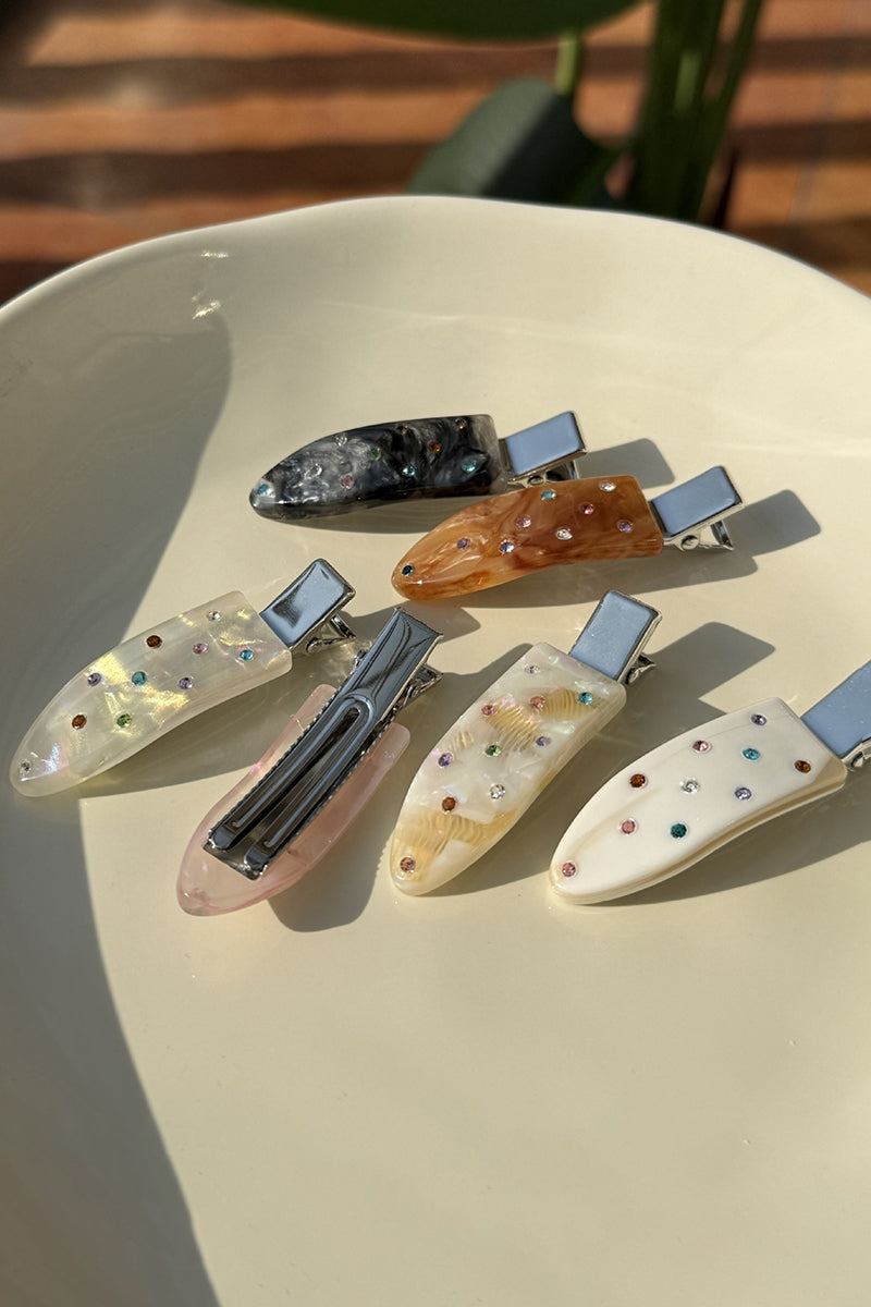 Chic Gem-Studded Hair Clip