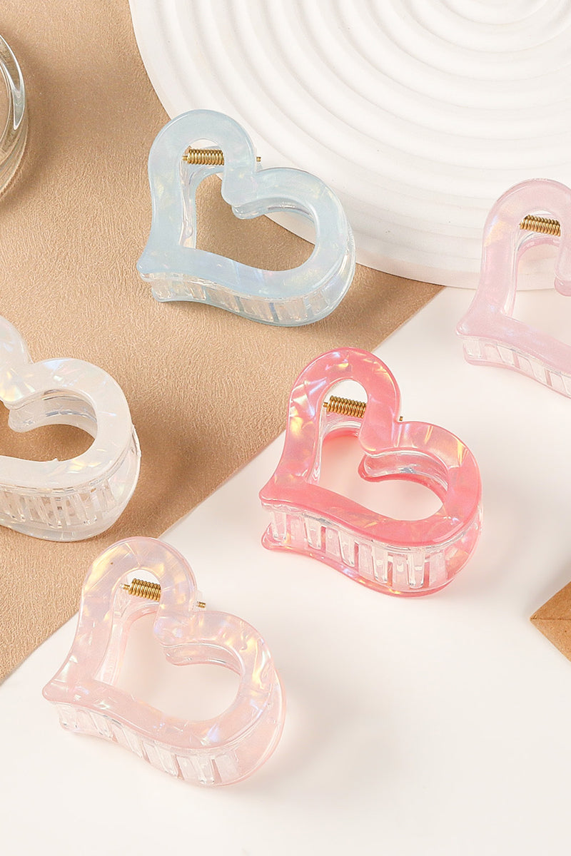 Heart-Shaped Hair Claw