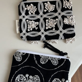 Floral Detail Clutch Purse