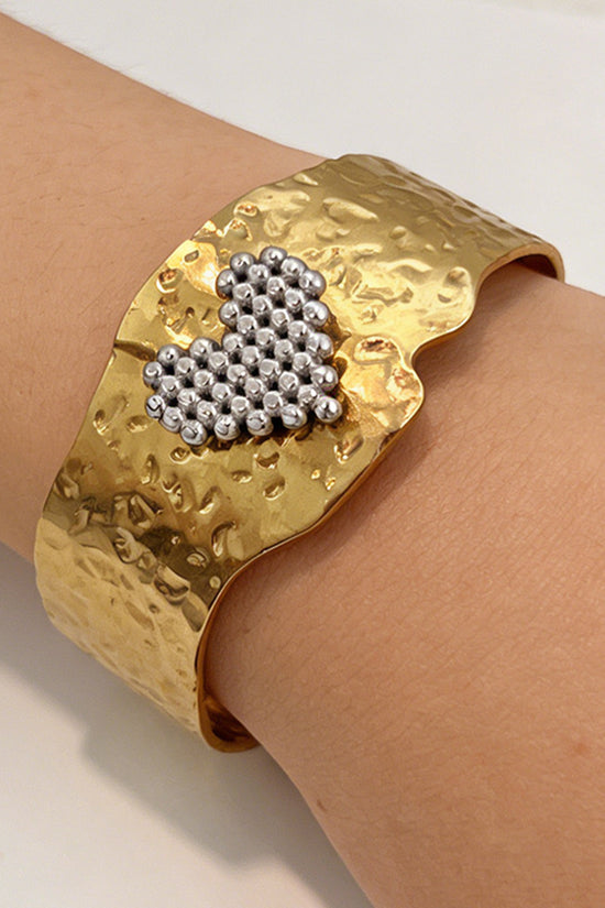 Medallion-Embellished Gold-Tone Cuff