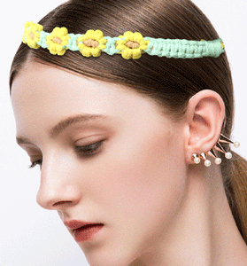 Floral Woven Headband