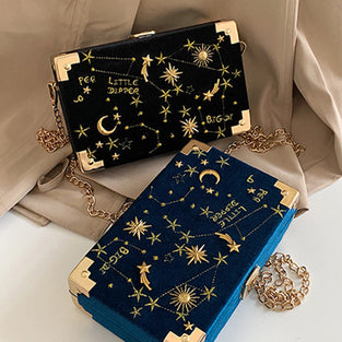 Starry Night Constellation Clutch Bag