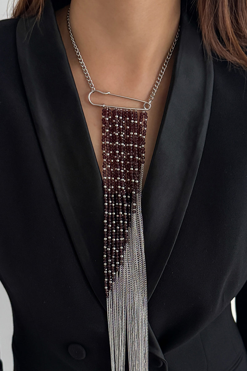 Elegant Long Tassel Chain Necklace