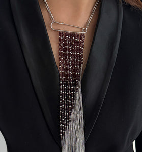 Elegant Long Tassel Chain Necklace