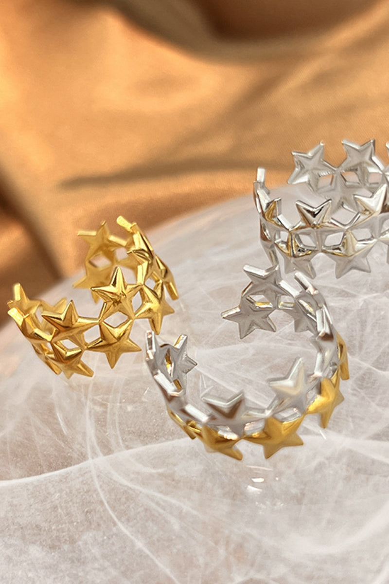 Starry Silver Stackable Ring