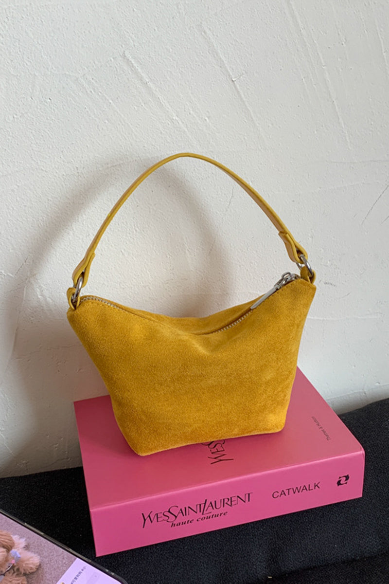 Chic Curved Handle Shoulder Bag