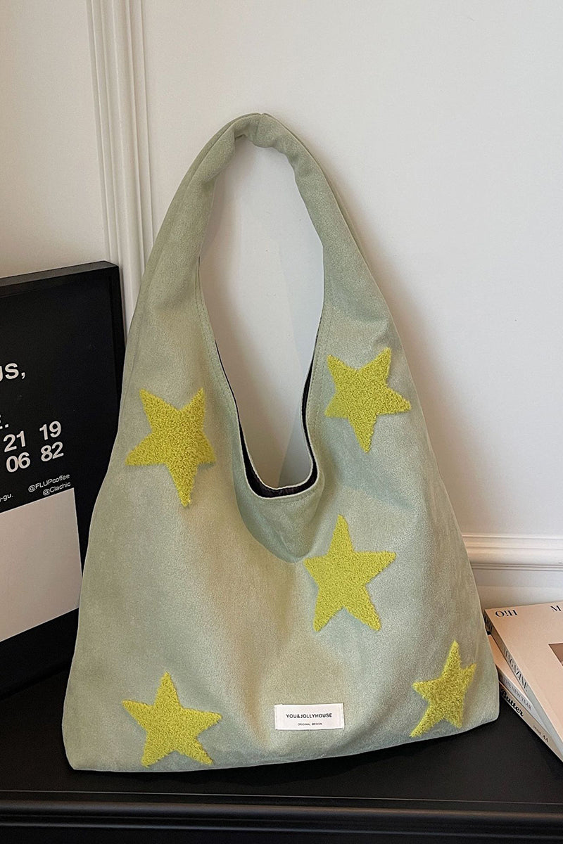 Star-Patterned Tote Bag