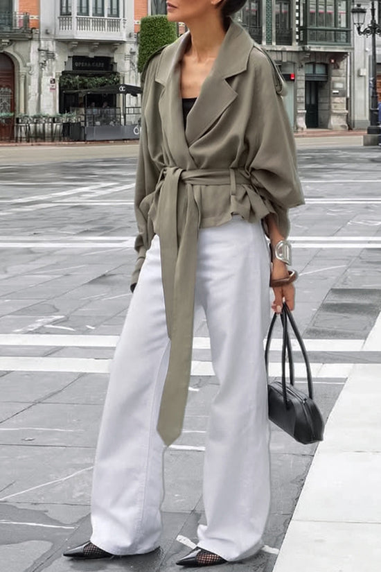 Belted Oversized Trench Coat
