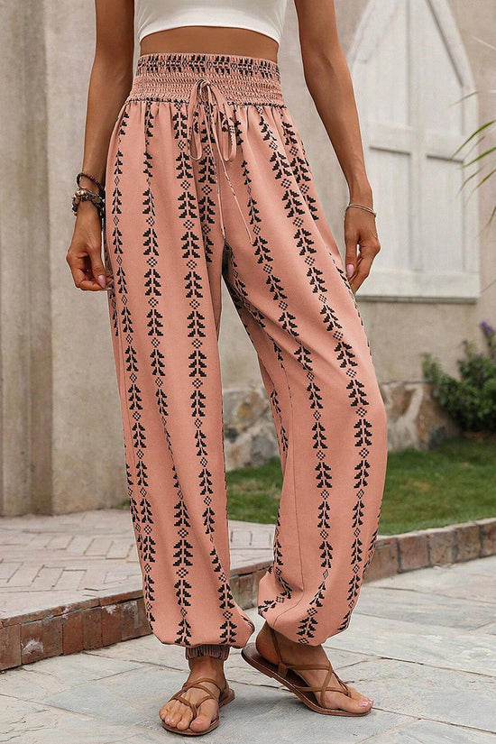 Bohemian Patterned Casual Pants