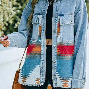 Stylish Oversized Denim Jacket